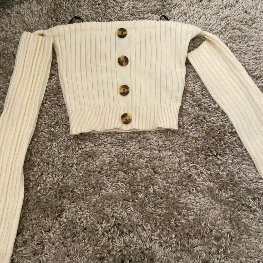 Forever 21 Off The Shoulder Crop Top